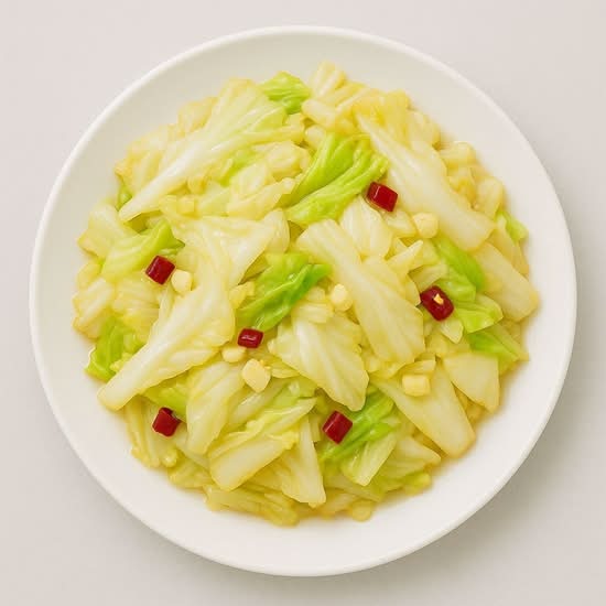 V4. Szechuan Style Sauteed Cabbage(Spicy) - 熗椰菜(辣)
